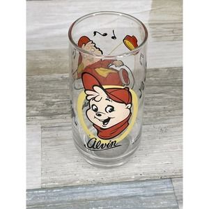 Alvin and the Chipmunks "Alvin" Drinking Glass 1985 Bagdasarian Productions 6"